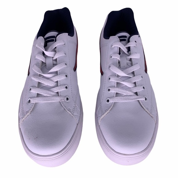 FILA Smokescreen Low Trainer Lace Up Casual Shoe - Picture 2 of 6